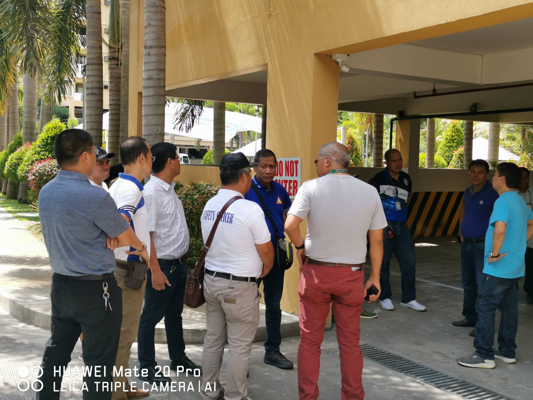 Building inspection and assessment, together with CDRRMO, Central 911 and City Engineers Office. After the earthquake incident on October 31, 2019.