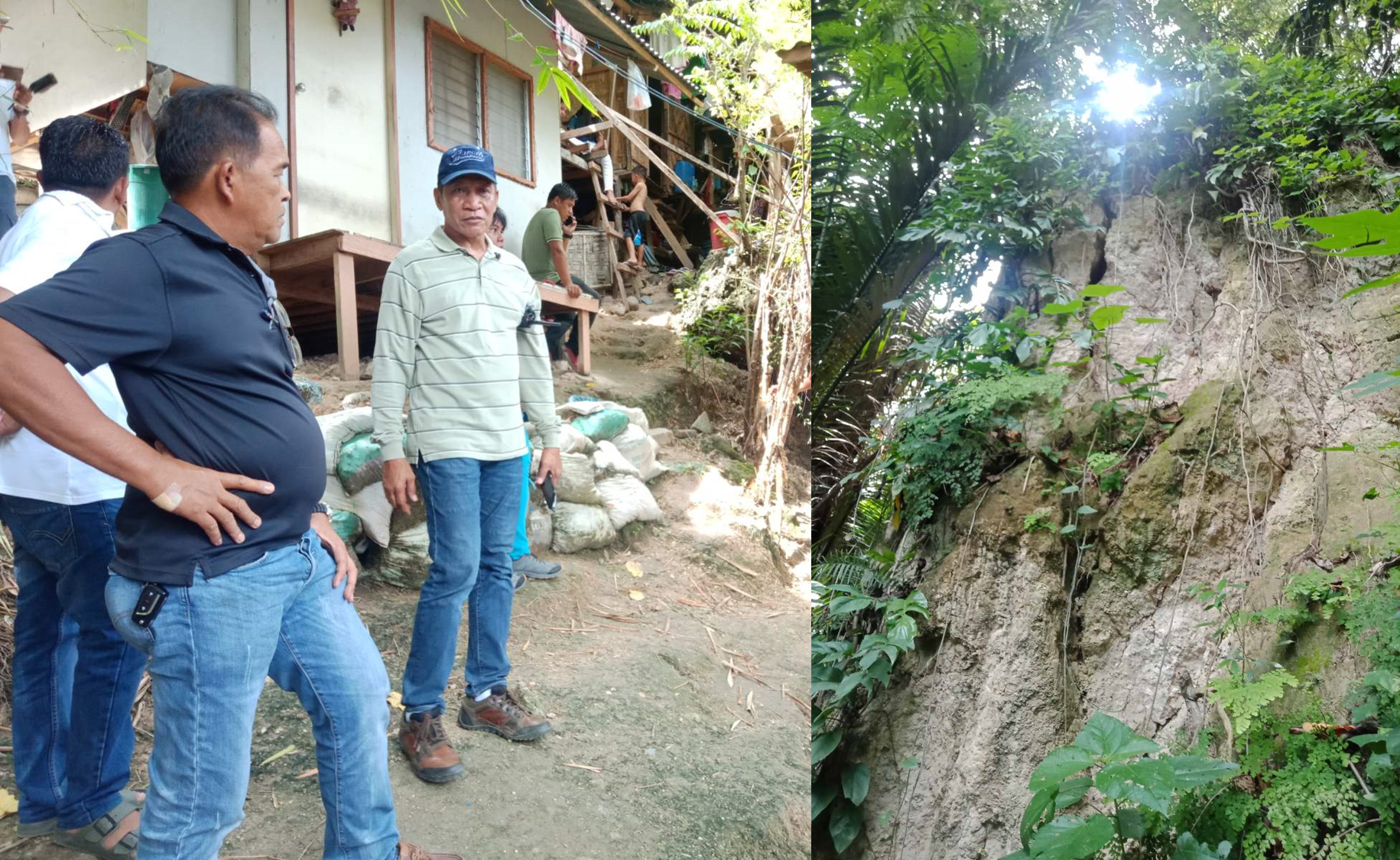 Ground assessment for possible landslide together with Brgy Council of Brgy. Maa, MGB XI, DENR and Davao City DRRMO with its head of office retired PCOL. Alfredo Baloran, Nov. 2, 2019.