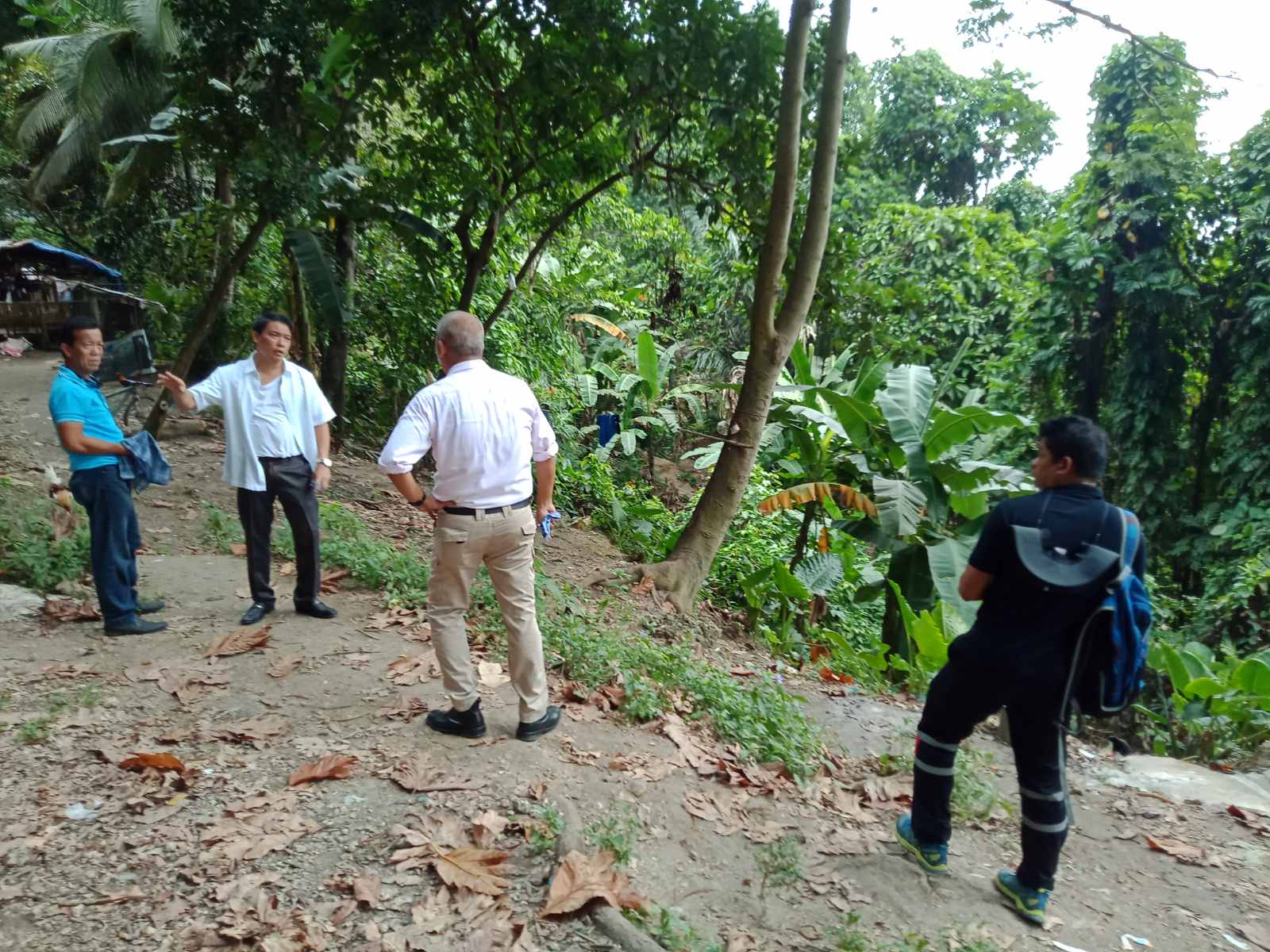 Landslide assessment at Brgy. Maa, conducted by the Davao City DRRMO, DENR-MGB and City Engineers Office (CEO), November 6, 2019.